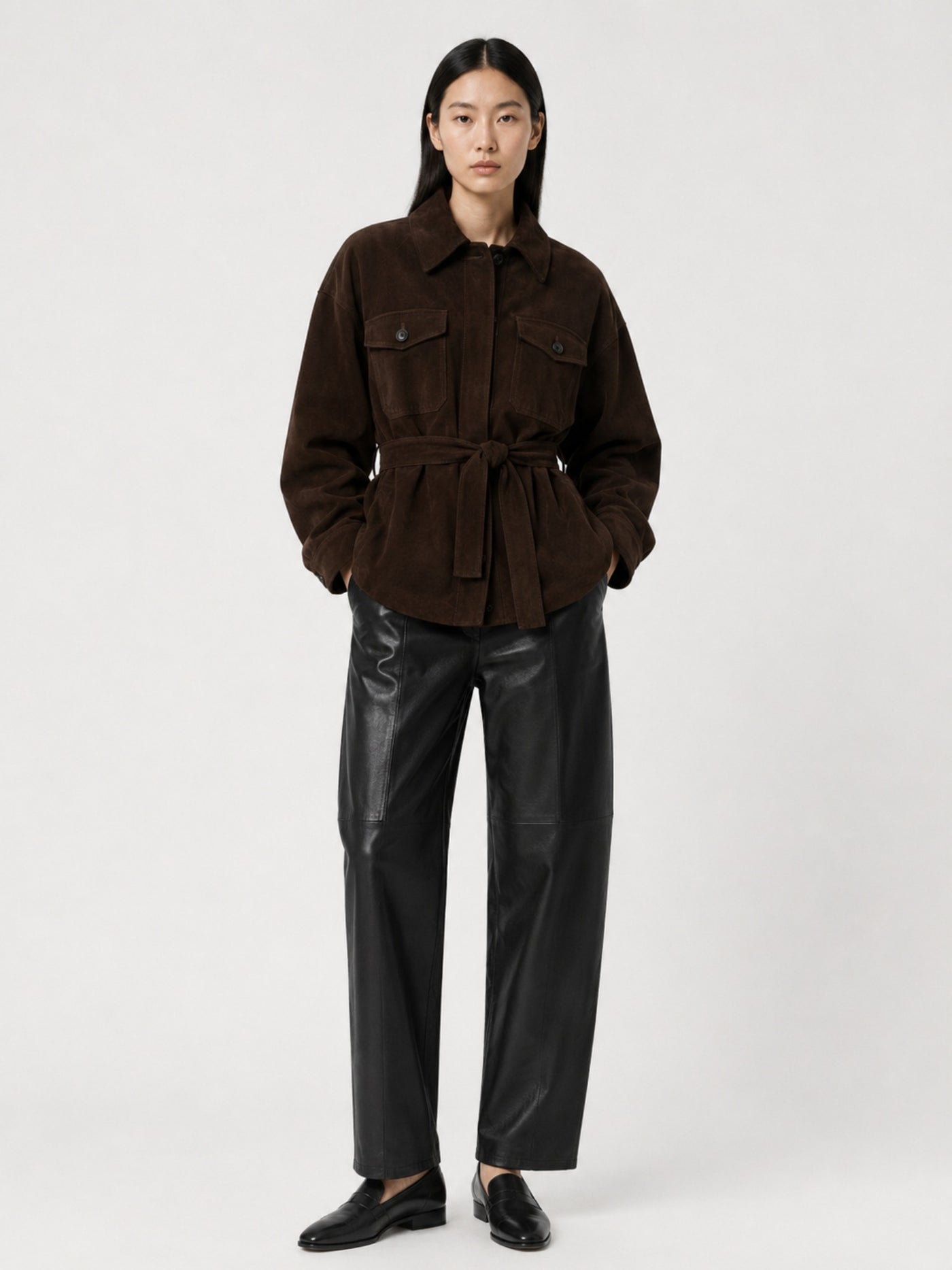 The Suede Overshirt