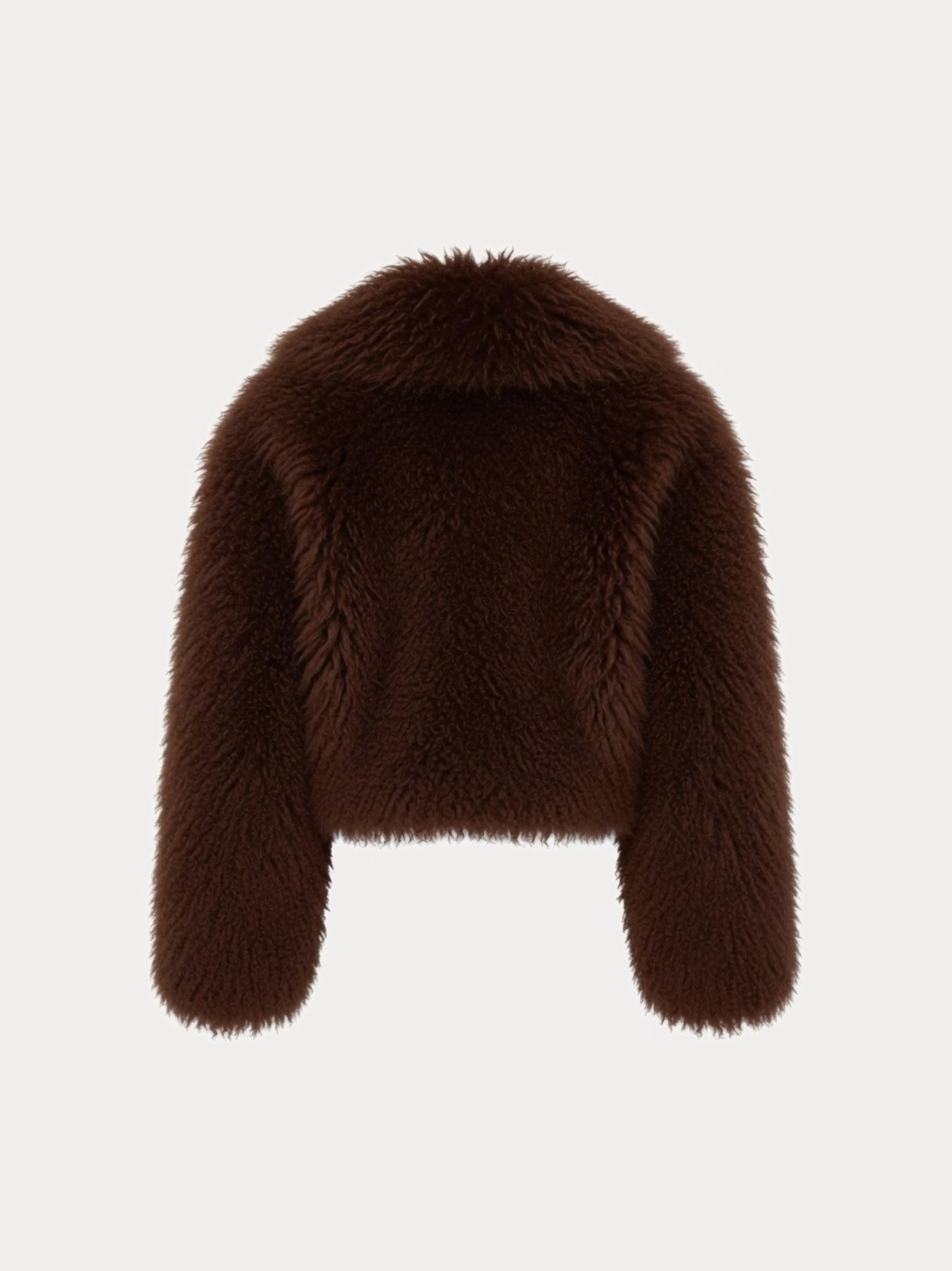 The Mongolian Shearling Crop Jacket