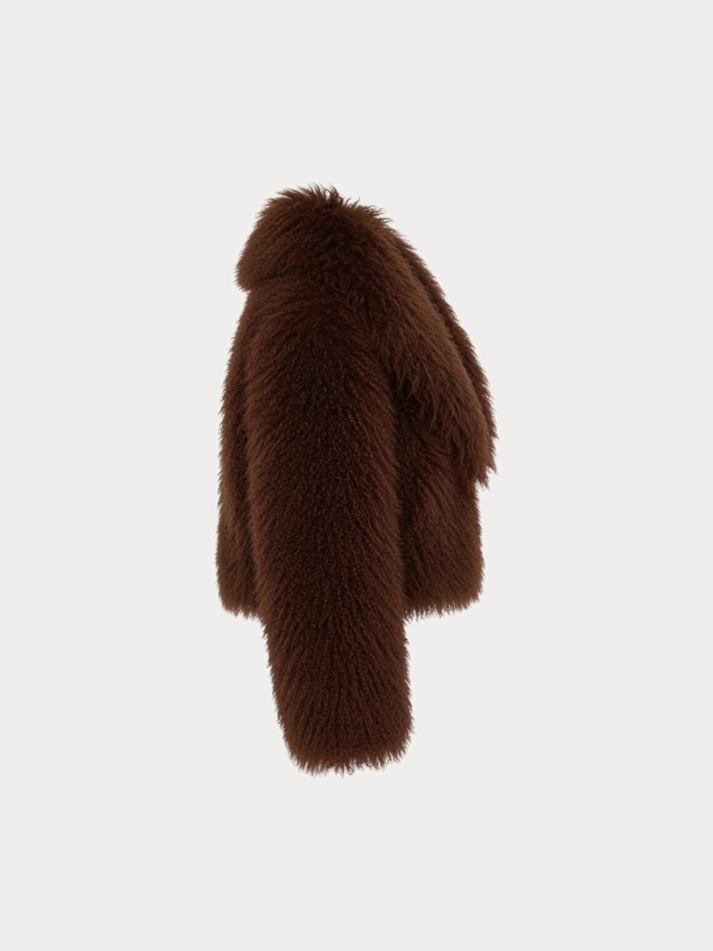 The Mongolian Shearling Crop Jacket